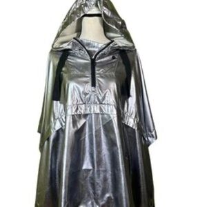 IVY PARK Metallic Silver Hooded Pullover Poncho Small Brand New Small